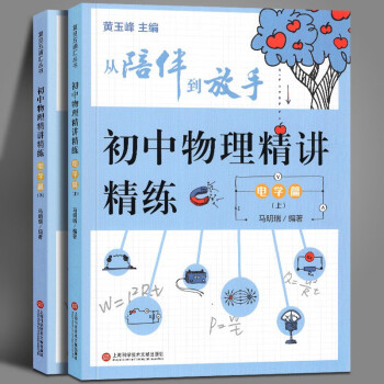 初中物理精讲精练电学篇【上下两册】马明瑞 复旦五浦汇丛书 从陪伴到放手 初三物理知识点例题讲解