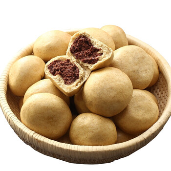 山东老面引子纯手工粗粮馒头全麦红豆豆包每个200克10个一份 200克10