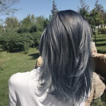 22潮色系蓝紫雾灰青棕灰蓝奶茶亚麻蓝黑灰紫闷青色染发剂灰蓝色 九度底色染 图片价格品牌报价 京东