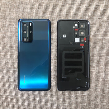 gliruis适用华为p40pro后盖玻璃p40后盖后壳屏p40盖背壳背板 p40pro