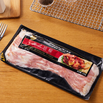 smithfield史蜜斯 美式培根240g*3袋早餐烧烤手抓饼培根肉 双汇培根