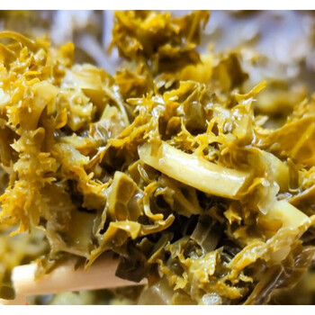 迎宾(yingbin)甘肃花盖菜酸菜500g陇南成县圆根菜浆水菜引子 花盖菜