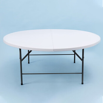 酷思达便捷式折叠餐桌折叠桌大圆桌餐桌酒店餐厅家用会客聚餐大圆桌