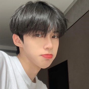 假发男短发韩版帅气男士短直发逼真自然齐刘海男生蓬松日常全头套ll