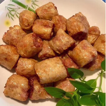 潮汕特产粿品小吃马蹄腐皮粿肉果肉 深夜豆浆传统小吃卷粿肉500g