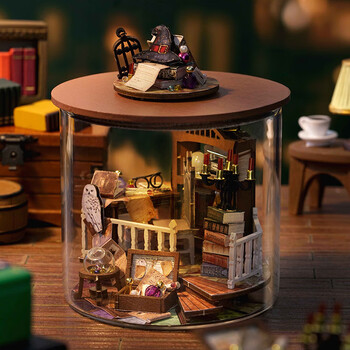贝木惠(beimuhui)小屋手工迷你哈利魔法房子微缩拼装模型书立女玩具