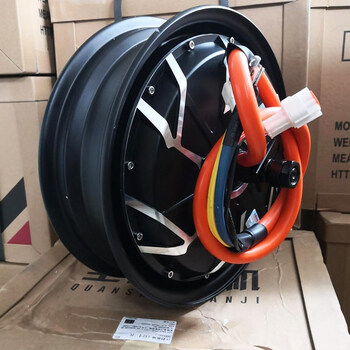 w3000w5000w赛道竞技diy电摩瓦片电机全顺12寸3代45h5000w瓦片电机