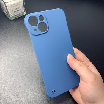 硬壳12promax薄11pro无边框xsmax半包保 【深蓝色】肤感无边框硬壳