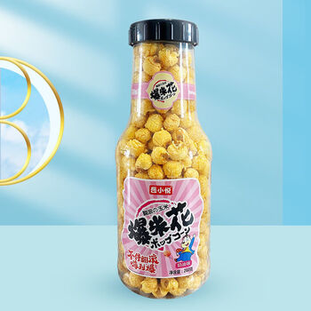 岳小说大瓶装爆米花焦糖味260克880克大瓶装爆米花焦糖味奶油味休闲网