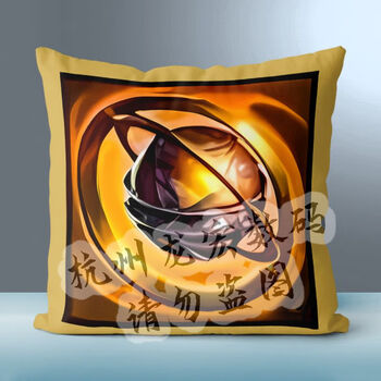 古仕龙云顶之弈周边抱枕光明装备妮蔻抱枕金铲铲之战英雄联盟周边靠枕