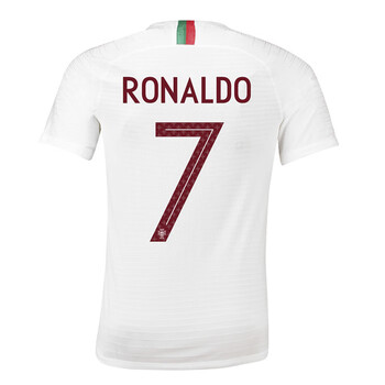 赛瑟达2018葡萄牙国家队足7号c罗 席尔瓦客场球衣套装印号 球服 s