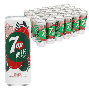 莫七托西柚味330ml24罐装果味碳酸汽水饮料莫7托莫7托西柚味330ml24罐