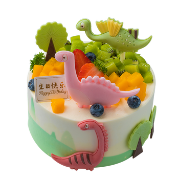 味多美 生日蛋糕北京店送奶油蛋糕同城速递小恐龙蛋糕 乳酪味蛋糕 18