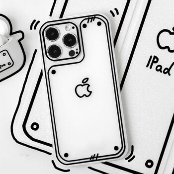 二次元奢库苹果13手机壳iphone1211xr手机套xsmax新款原创手绘磨砂防