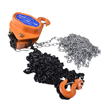 威达 手拉葫芦倒链手动吊机滑轮链条5t*6m