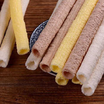 传统老式玉米棒大米棍空心米筒焦米棍手摇爆米花大米花空心米棍 1斤装