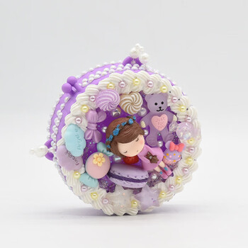 儿童diy手工制作玩具6一13岁以上女孩5拼装模型7拼图8女童910 紫色