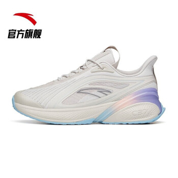 【C37 2.0】安踏跑步鞋男2022新款软鞋跑鞋轻便软底运动鞋 一度灰/瀑布蓝-5 39