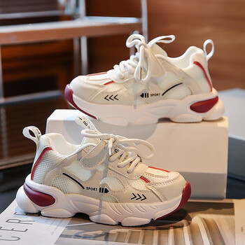 安錔断码女童运动春秋季新款儿童时尚跑步鞋小女孩老爹鞋百搭男女xy18