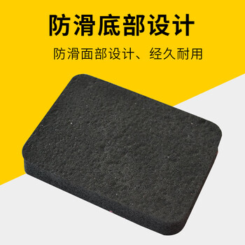 器隔音垫减震机器泵洗衣机冰箱水塔空调垫块健 隔音减震垫11cm*8cm*1