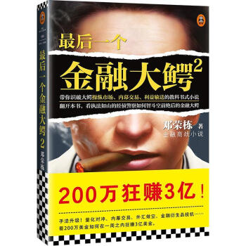 后一个金融大鳄2小说长篇小说中国当代 图书