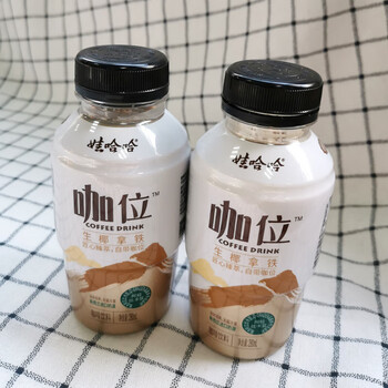 娃哈哈咖位即饮咖啡生椰鲜萃拿铁280ml*15瓶整箱装 生椰拿铁280ml*15