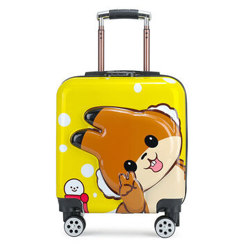 妮梦诗品牌儿童行李箱男孩登机箱女孩可爱卡通拉杆旅行箱万向轮密码箱