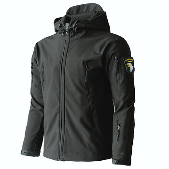 龙牙dragontooth秋冬执行官软壳衣抓绒冲锋衣男战术外套多袋军迷工装