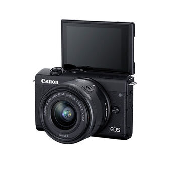 索尼sonym200微单相机高清旅游4kvlog视频学生款eosm200糖沙图黑色