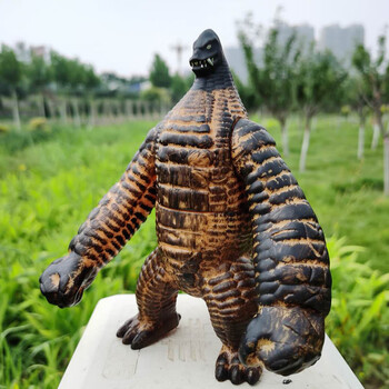 戴斯特洛伊亚持剑迪玛伽狂暴惑星哥斯拉五怪兽玩偶具黄金雷德王17cm