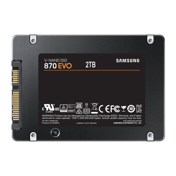 三星（SAMSUNG）SSD固态硬盘 2TB SATA3.0接口 870EVO（MZ-77E500B）