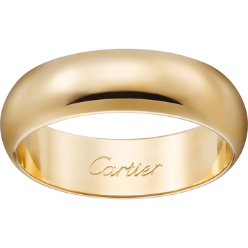 【专柜联保】cartier卡地亚戒指男女1895结婚对戒 18k黄金b4059600代