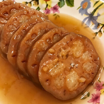 南京特产糯米藕桂花蜜汁藕瑞金路甜莲藕真空即食500g