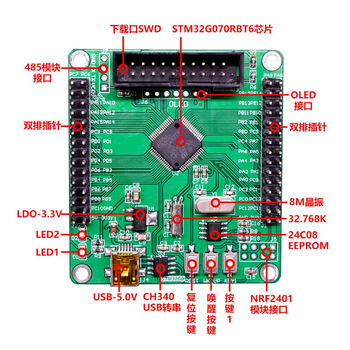 光子物联stm32g070rbt6核心板开发板嵌入式学习套件单片机 核心板 od