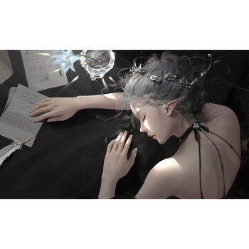 鬼刀海报wlop海琴烟风玲冰公主小绿云娜动漫海报二次元宿舍墙贴壁