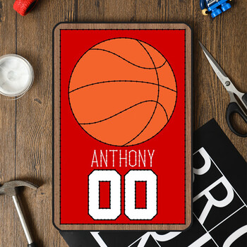 钉子绕线画立体篮球nba足球摆台男友数字材料礼物 【篮球】安东尼00号