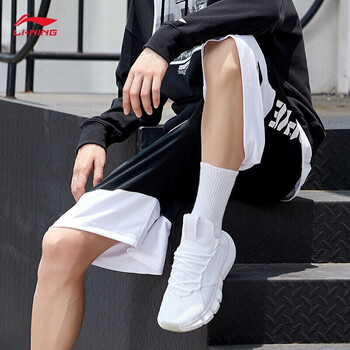 李宁lining篮球裤男夏季新款badfive篮球运动短裤五分裤路人王31比赛