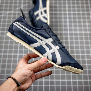 tiger鬼虎冢男鞋全黑纯手工羊皮鞋阿甘休闲板鞋虎冢鞋男士小黑鞋羊皮