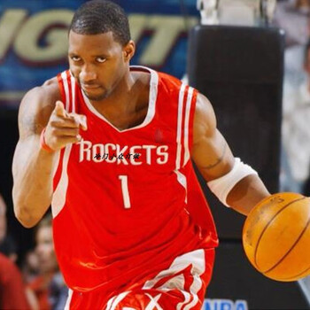 全明星麦迪麦蒂火箭1号球衣马刺尼克斯活塞老鹰青岛篮球服上衣套装