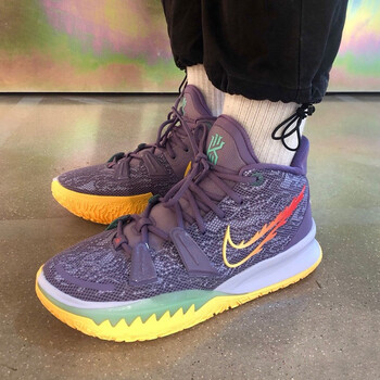 kyrie 7 欧文7 外星人黑绿气象员男鞋篮球鞋 cq9327-500紫黄破晓男款