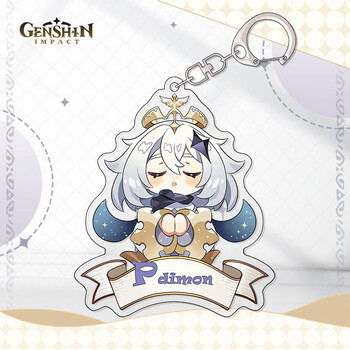 亚克力双面夹层挂件枫原万叶甘雨魈原神吊坠挂件漫展批发 派蒙星星扣