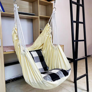 吊床室内可睡宿舍吊椅寝室学生吊床家用阳台室内可睡懒人秋千摇篮椅