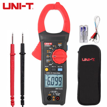 优利德（UNI-T）UT206A+ 钳形表数字钳形万用表交流电流表电阻电容浪涌电流测量