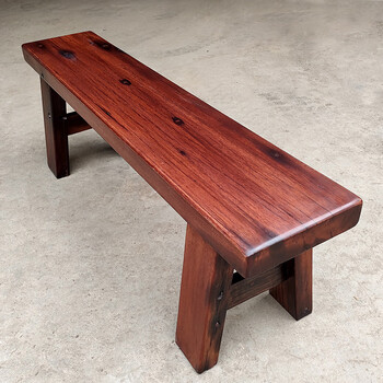 若昼长凳实木老船木原木新中式换鞋凳家用门口长条凳床边板凳卧室阳台