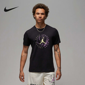 耐克nikejordandrifitsport男子印花t恤圆领运动dx9602010dx