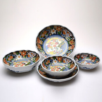 楚渝熙日本品质(ozamon)有田烧陶瓷碗 日式饭碗古伊万里家用盘套装瓷