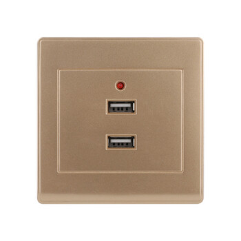 明装暗装二四五六孔双usb插座面板220v两孔4位家用220伏36v伏转5v暗装