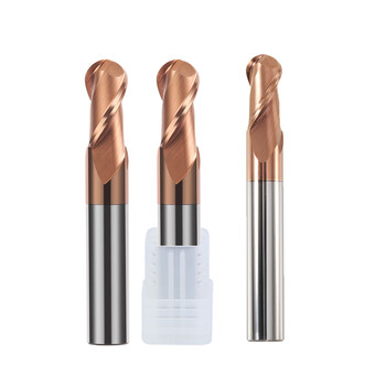 虎雀(huque)55度钨钢铣刀球头铣刀 Φ1r0.5*d4*7h*50l*2t 十个价