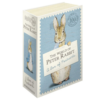 现货The World of Peter Rabbit彼得兔的故事100张明信片收藏 英文原版图书籍