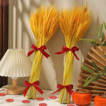 倍欢喜 乔迁之喜装饰黄金稻穗麦穗客厅摆件新居搬家布置新房入宅仪式